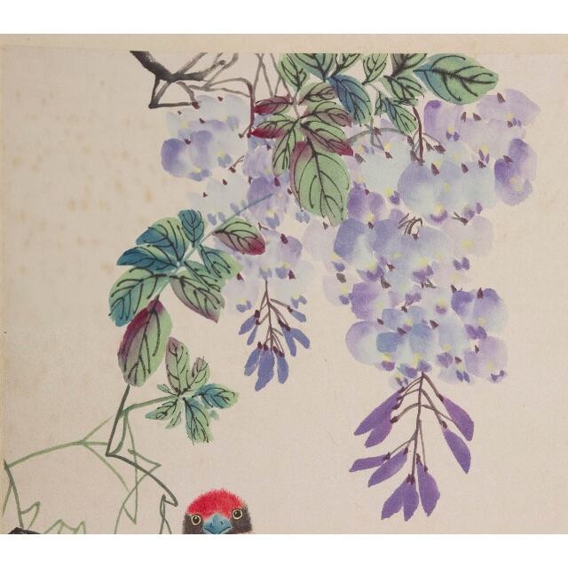 美術品/アンティーク花鳥圖