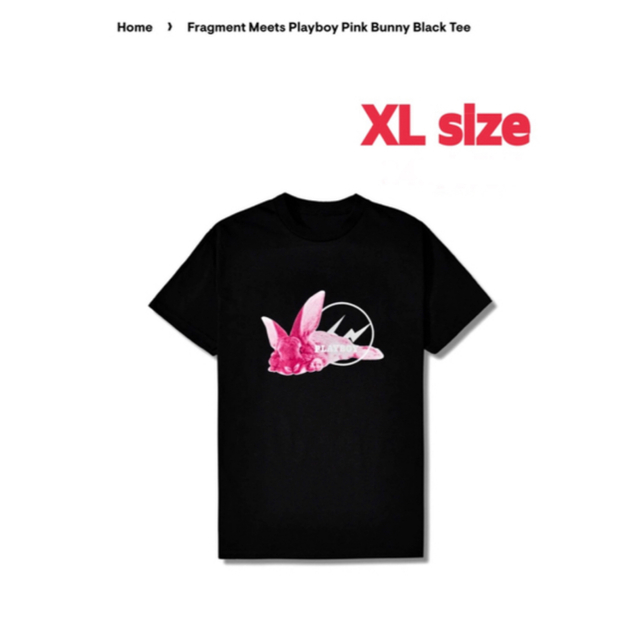 FRAGMENT - Fragment Playboy Pink Bunny Tee XLサイズの通販 by でぶ ...