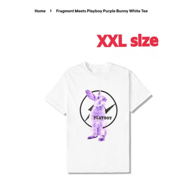 トップスFragment Playboy Purple Bunny Tee XXLサイズ