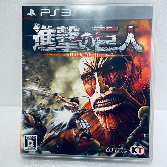 Koei Tecmo Games(コーエーテクモゲームス)の進撃の巨人 PS3 エンタメ/ホビーのゲームソフト/ゲーム機本体(家庭用ゲームソフト)の商品写真