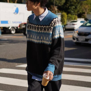 コモリ(COMOLI)の"cristaseya" ALPACA INCA SWEATER(ニット/セーター)