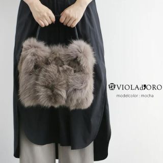 VIOLA d'ORO ヴィオラドーロ フォックスファーバッグの通販 by