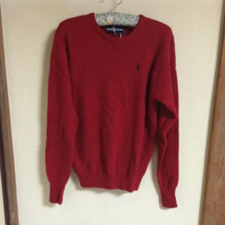ラルフローレン(Ralph Lauren)のused赤セーター(ニット/セーター)