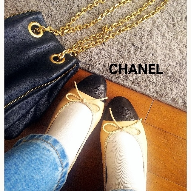 CHANEL(シャネル)の＊美品＊正規品CHANELシャネルバレエパンプスセット レディースの靴/シューズ(バレエシューズ)の商品写真