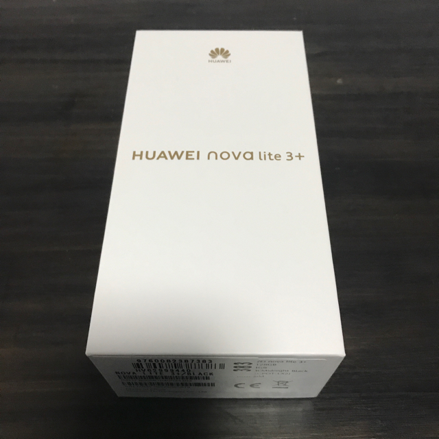 HUAWEI(ファーウェイ)のHUAWEI nova lite 3+ ブラック スマホ/家電/カメラのスマートフォン/携帯電話(スマートフォン本体)の商品写真