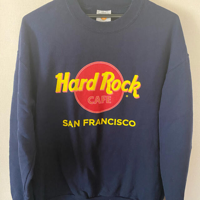 Hard Rock CAFE トレーナー SAN FRANCISCO ネイビー