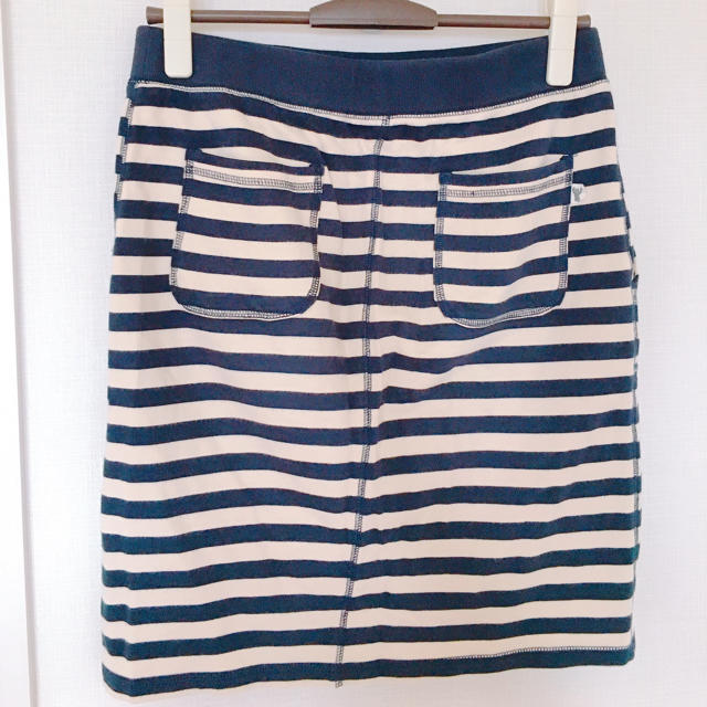coen(コーエン)のボーダータイトスカート レディースのスカート(ひざ丈スカート)の商品写真