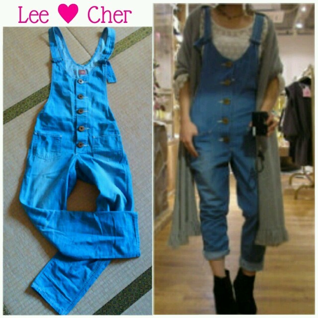 Cher(シェル)のLee♥Cher * デニムサロペット レディースのパンツ(サロペット/オーバーオール)の商品写真