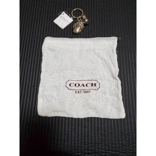 COACH(コーチ)のCOACH コーチ 野球 ミット キーリング キーホルダー 93114 SLV メンズのファッション小物(キーホルダー)の商品写真