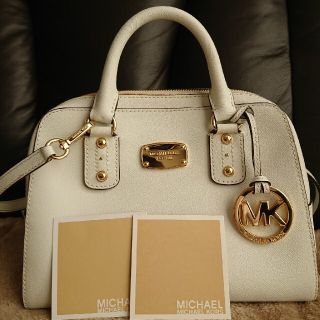 マイケルコース(Michael Kors)のマイケル・コース ハンドバック ホワイト(ハンドバッグ)