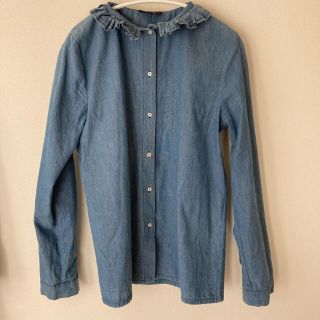 アーペーセー(A.P.C)の大幅値下げ！ 2/13まで A.P.C フリル襟ブラウス アーペーセー(シャツ/ブラウス(長袖/七分))