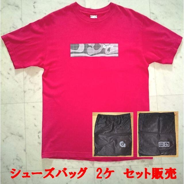 gravis(グラビス)の[送料込]　グラビス　赤(レッド)半袖Tシャツ＆シューズケース メンズのトップス(Tシャツ/カットソー(半袖/袖なし))の商品写真