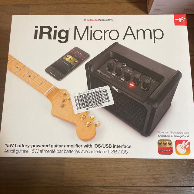 IK Multimedia iRig Micro Amp 15W Battery-Powered Guitar Amplifier