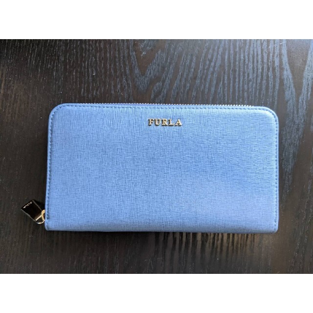 ★新品未使用★FURLA フルラ 長財布　ブルー（バビロン）外箱＆巾着つきファッション小物