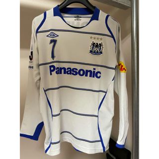 アンブロ(UMBRO)のガンバ大阪 2010年 アウェイ 長袖ユニフォーム 遠藤保仁(応援グッズ)