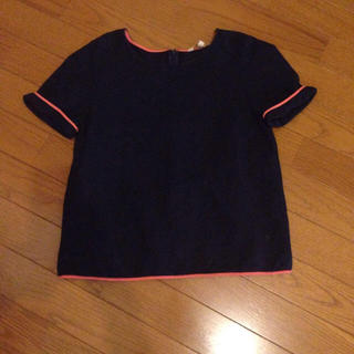ビームス(BEAMS)のmyk様 Beams オレンジ縁取り紺色(Tシャツ(半袖/袖なし))
