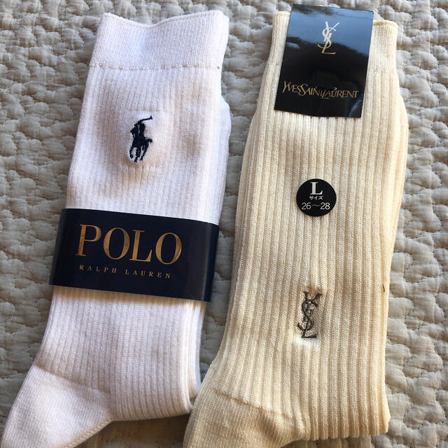 POLO RALPH LAUREN(ポロラルフローレン)の♪006 ポロラルフローレン　イブサンローラン　靴下 メンズのレッグウェア(ソックス)の商品写真