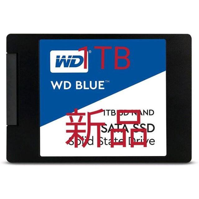 大きな取引 内蔵SSD 2.5インチ 1TB Blue 　WDS100T2B0A PCパーツ