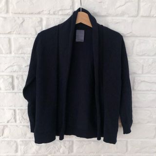 ザラキッズ(ZARA KIDS)のロングカーディガン　ZARA ザラ  ネイビー(カーディガン)