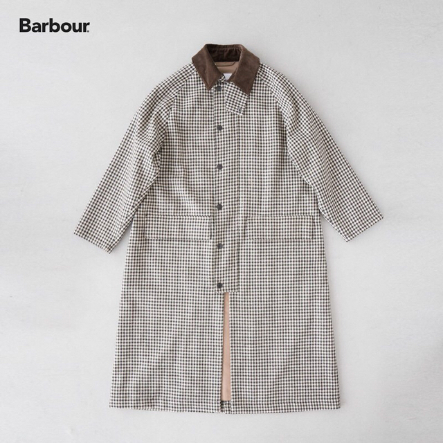 レディースBarbour BURGHLEY WB GLENCLUBCHECK サイズ8