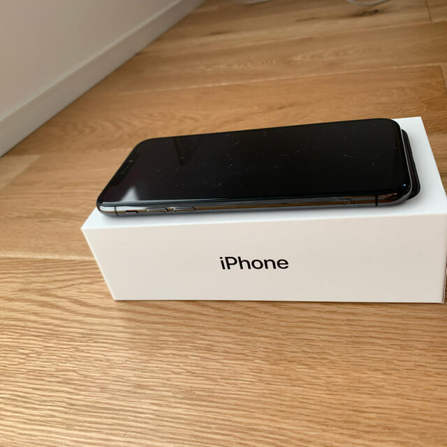 iPhone X  64 GB SIMフリー　space grey 本体と箱のみスマートフォン本体