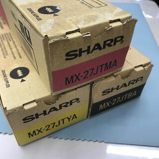 シャープ(SHARP)の新品未使用　MX-27JT SHARP  　トナーカートリッジ　三色(オフィス用品一般)