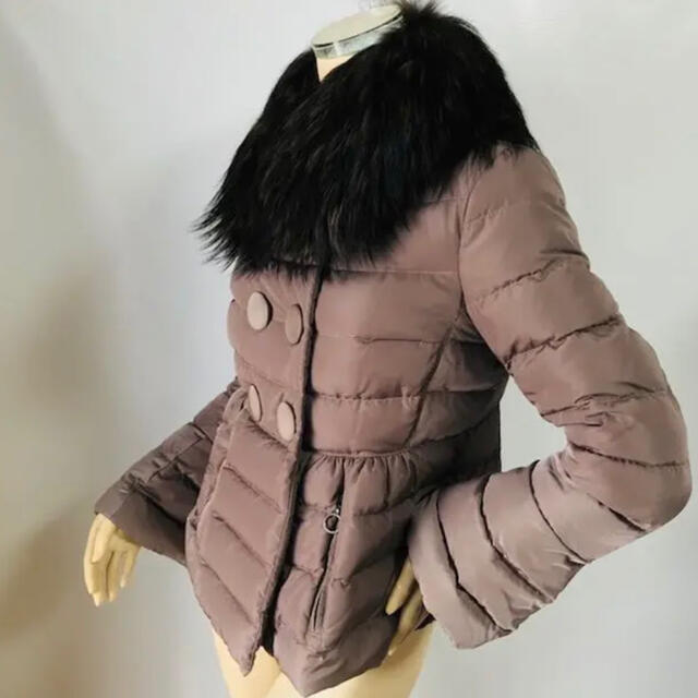 美品★モンクレール・KELLYFUR ラクーンファー付 ダウンジャケット(1)