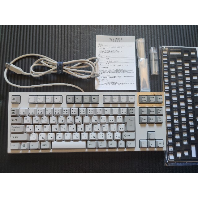 東プレ REALFORCE テンキーレス R2TLSA-JP3-IV 美品 - PC周辺機器