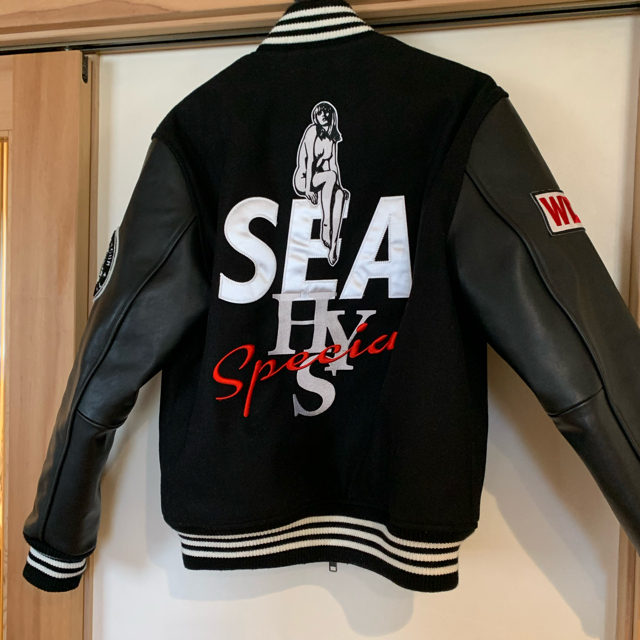 HYSTERIC GLAMOUR(ヒステリックグラマー)のwind and sea × hysteric glamour スタジャン メンズのジャケット/アウター(スタジャン)の商品写真