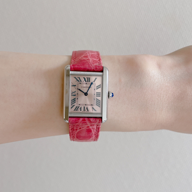 【正規品】Cartier 腕時計 ピンク