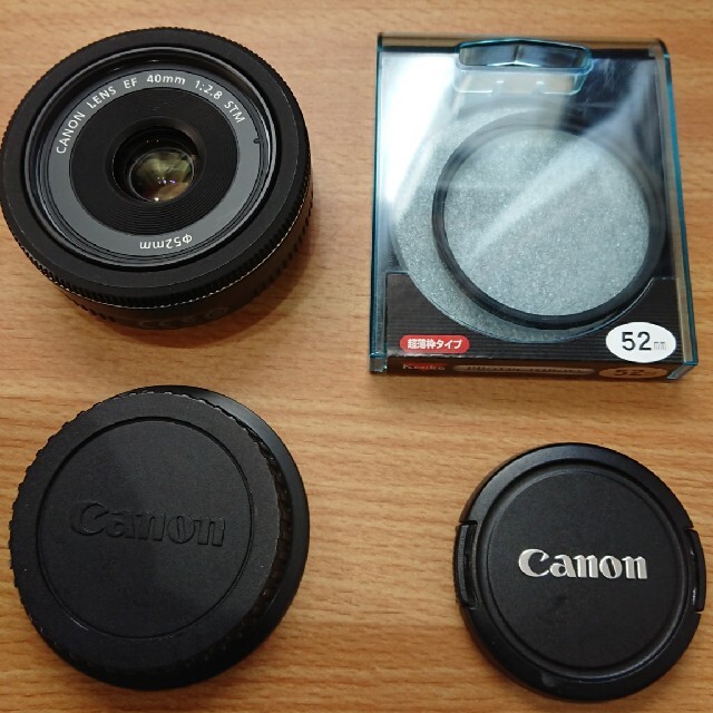 キャノン Canon EF 40mm f2.8 STM レンズ 保護フィルター付 当店
