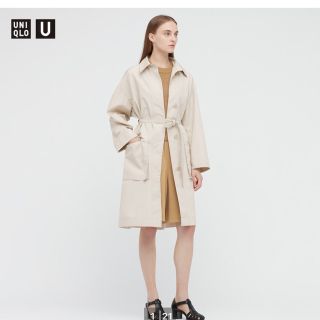 ユニクロ(UNIQLO)のコットンロングコート　UNIQLO U(ロングコート)