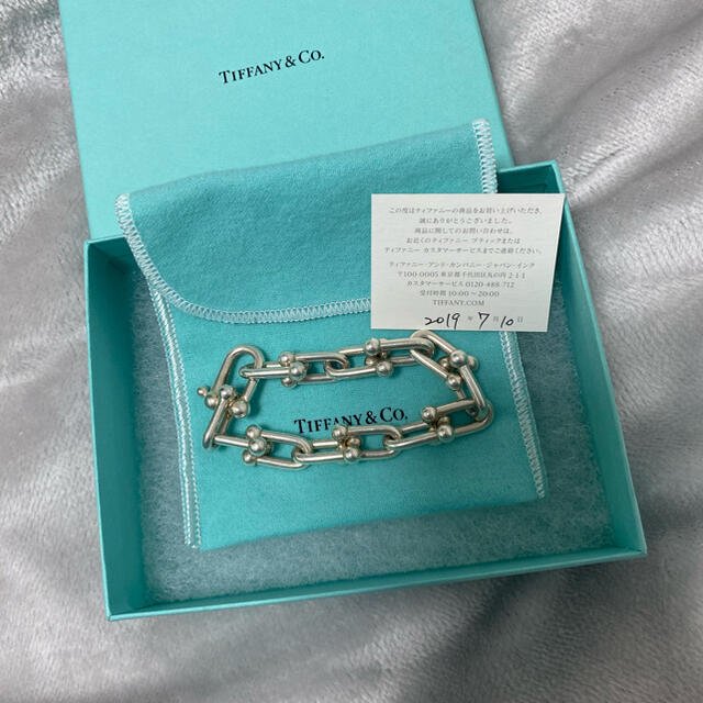 Tiffany & Co.(ティファニー)のゆき様専用！Tiffany Hardwear リンク ブレスレット ラージ　M メンズのアクセサリー(ブレスレット)の商品写真