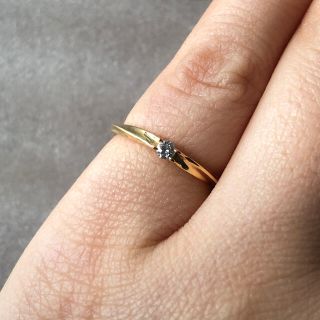 スタージュエリー(STAR JEWELRY)のスタージュエリー　star jewelry フォーエバーループ　9号　K18(リング(指輪))