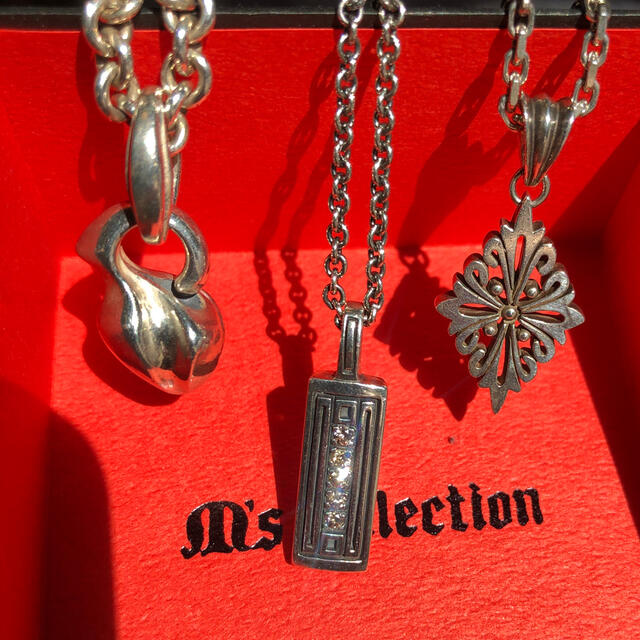 M's collection(エムズコレクション)のM’s collection シルバーアクセ3点セット メンズのアクセサリー(ネックレス)の商品写真