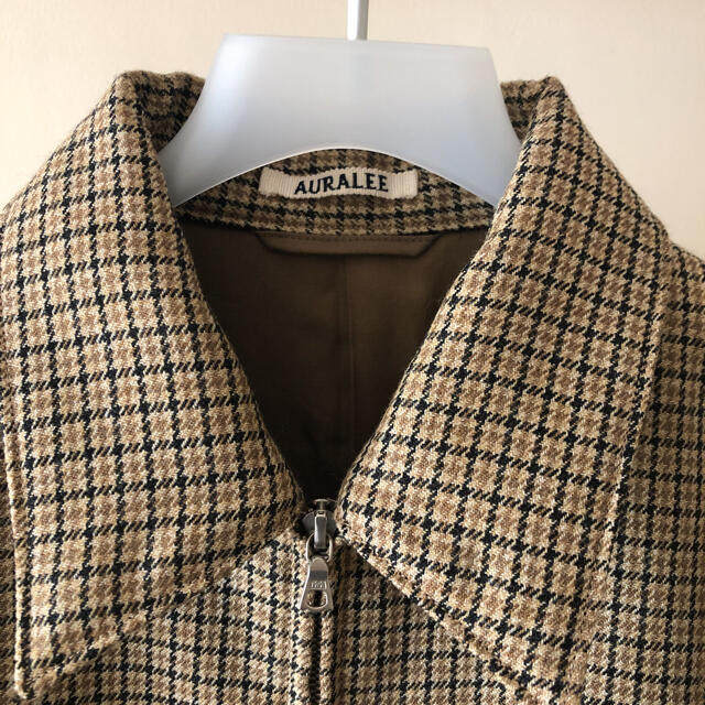 17aw auralee ガンクラブチェックブルゾン | www.mcmchedu.com
