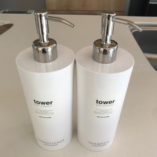 tower　ディスペンサー2本セット(タオル/バス用品)