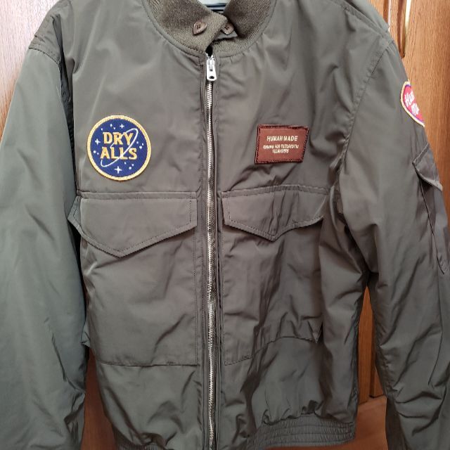 A BATHING APE(アベイシングエイプ)のHUMAN MADE FLIGHT JACKET メンズのジャケット/アウター(フライトジャケット)の商品写真