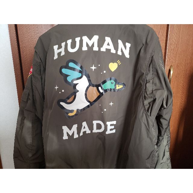 A BATHING APE(アベイシングエイプ)のHUMAN MADE FLIGHT JACKET メンズのジャケット/アウター(フライトジャケット)の商品写真