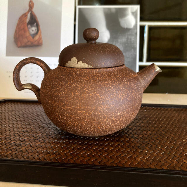 竹型急須中国陶磁器製茶器
