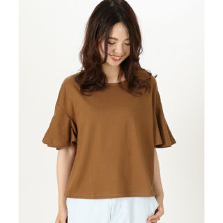 カスタネ(Kastane)のkastane 今期＊袖フレアーtee (Tシャツ(半袖/袖なし))