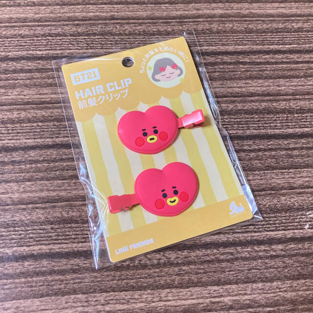 防弾少年団(BTS)(ボウダンショウネンダン)のbt21 前髪クリップ レディースのヘアアクセサリー(ヘアピン)の商品写真