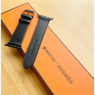 アップルウォッチ(Apple Watch)のAppleWatchエルメス シンプルトゥールレザーストラップ44mm【新品】(レザーベルト)