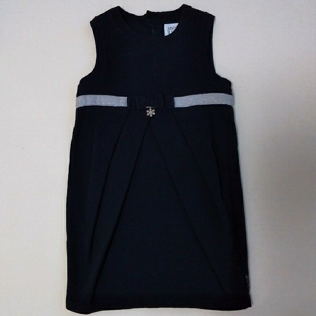 ARMANI JUNIORワンピース4A106cm キッズ/ベビー/マタニティのキッズ服女の子用(90cm~)(ワンピース)の商品写真