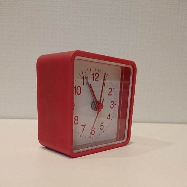 MUJI (無印良品)(ムジルシリョウヒン)のアナログ置時計 無印良品 インテリア/住まい/日用品のインテリア小物(置時計)の商品写真