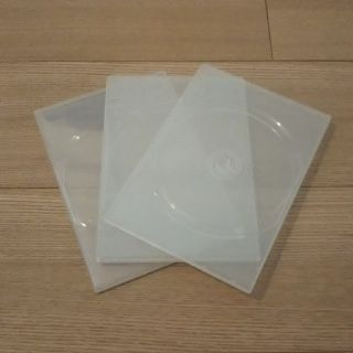 ＣＤ  ＤＶＤケース 3枚新品未使用 空 スリム(CD/DVD収納)