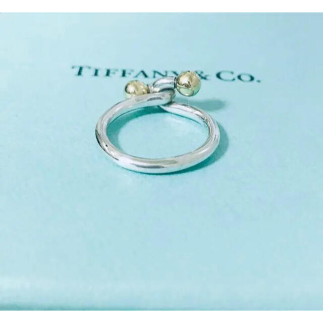 Tiffany & Co.(ティファニー)のティファニー　フック＆アイ　リング　SV925/750YG　5号 レディースのアクセサリー(リング(指輪))の商品写真