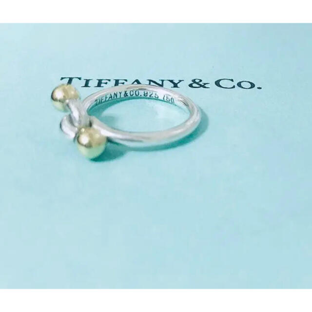 Tiffany & Co.(ティファニー)のティファニー　フック＆アイ　リング　SV925/750YG　5号 レディースのアクセサリー(リング(指輪))の商品写真