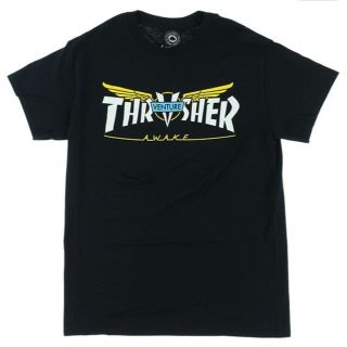 スラッシャー(THRASHER)のThrasher x Venture コラボTシャツ♪S ブラック(Tシャツ/カットソー(半袖/袖なし))