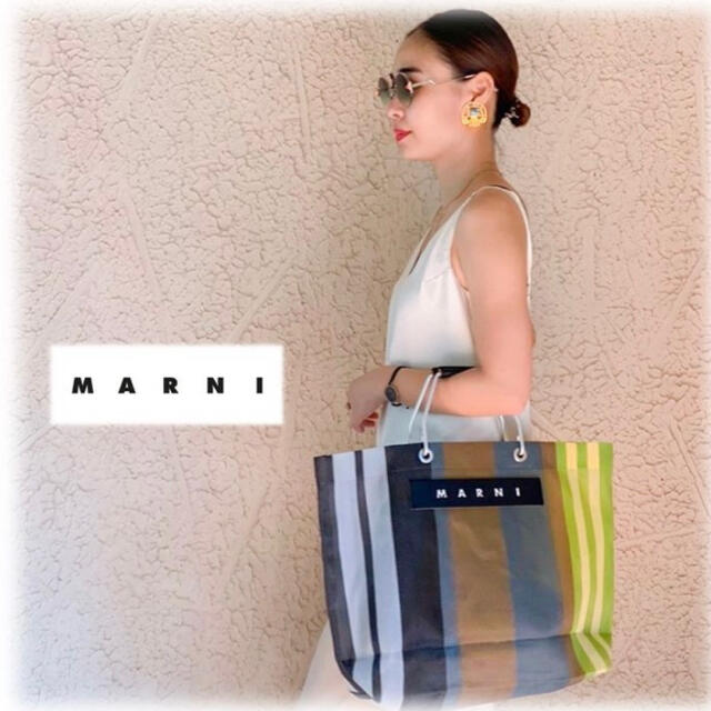 Marni - MARNI MARKET ストライプバッグ ソフトベージュの通販 by J 